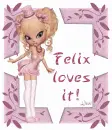 Felix loves it!