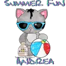 Summer Fun Kitty - Andrea