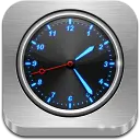 silvery clock