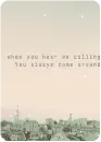 you