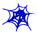 â¤ Spider Web Blue â¤