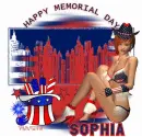 Happy Memorial Day  Sophia