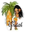 Girl with surfboard