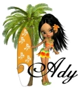 Girl with surfboard