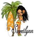 Girl with surfboard