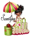 Girl with umbrella