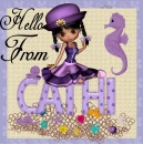 Girl in purple