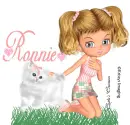 Girl with cat