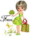 Girl in green dress