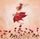 red flowers