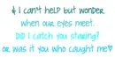 Caught Staring(blue)