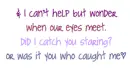 Caught Staring(purple)