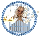 Girl in Diamond circle