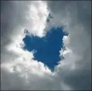 hearts in the cluods