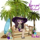 Girl on bench