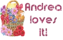 Andrea loves it!