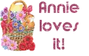 Annie loves it!