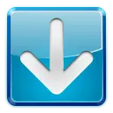 blue arrow down
