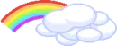 Rainbow cloud