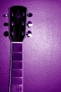 purple guitar