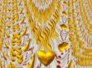 GOLDEN RAINING HEARTS