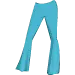 Clothes Colection: Turquise Latin Flowy Pants