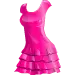Clothes Colection: Hot Sequin Pink Dress