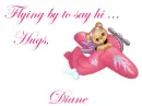 Flying by to say hi - Diane