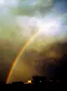 rainbow in darkness