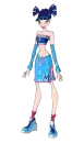 musa in blue