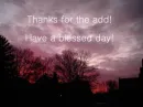 Thanks for the add