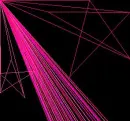 Pink shooting starz