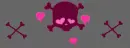 skull and crosbone hearts