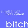 smell of defeat
