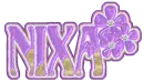 NIXA WITH FLOWERS