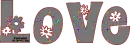 groovy animated flower power love