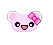 cute pink bear ribbon