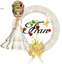 Girl with lace frame