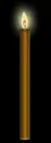 Brown candle