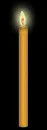 Golden candle