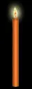 Orange candle