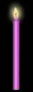 Pink candle