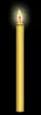 Yellow candle