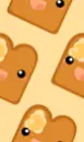 Kawaii Toast Background