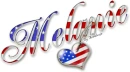 USA Heart-Melanie