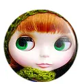 Blythe Doll Button
