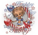 4th of july-Tabby