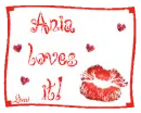 Ania loves it!