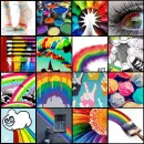 Rainbow Collage