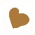 small brown heart